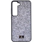 TPU чехол Bling World Rock Diamond для Samsung Galaxy S23 Silver