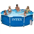 Каркасний басейн Intex 28200 - 4, 305 х 76 см (2 006 л/рік, тент, підстилка)