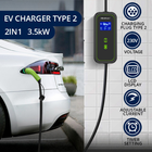 Зарядний пристрій Qoltec Mobile charger for EV 2-in-1 type 2 3.5 кВт 230 В - зображення 3