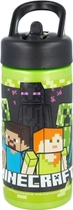 Butelka na wodę Euromic Minecraft 410 ml (8412497404018) - obraz 1
