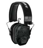 Активні тактичні навушники Walker's Razor Slim Patriot Series з патчами, Kryptek Typhon - зображення 1