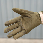 Тактические перчатки Полнопалые M-Pact 3 защитные Mechanix MX-FIT Размер M Olive - изображение 5
