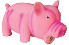 Zabawka dla psa Arquivet Świnka z piszczałką 15 cm Różowa (8435117835351) - obraz 1