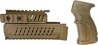 Набор обвеса для АК-47/74 (Сайга) Strata 22 KIT Цевье + Пистолетная рукоятка Койот (2185440000020_2185480000028) - изображение 1