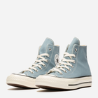 Жіночі кеди високі Converse Chuck 70 Hi A04584C 37 Світло-блакитні (194434376333) - зображення 2