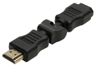 Adapter LogiLink HDMI AM/AF 270° Czarny (4260113576151) - obraz 3