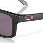 Окуляри захисні Oakley "SI Holbrook USA Flag Matte Black, Prizm Grey" (OO9102-T755 /888392549976) - зображення 6