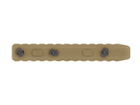 Планка Пикатинни КРУК CRC 9008 Coyote Tan на 12 слотов с креплением M-Lok - изображение 3