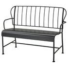2-местный диван IKEA ЛЭККЭ, серый, 505.227.33