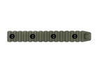 Рейка Пікатінні КРУК CRC 9009 ODGreen на 14 слотів із кріпленням M-Lok - зображення 2