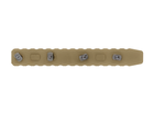 Рейка Пікатінні КРУК CRC 9009 Coyote Tan на 14 слотів із кріпленням M-Lok - зображення 3