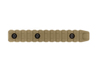 Планка Пикатинни КРУК CRC 9008 Coyote Tan на 12 слотов с креплением M-Lok - изображение 2