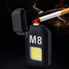 Акумуляторна запальничка USB з ліхтариком M8 (6002)