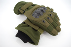 Тактичні рукавички з пальцями на щільному флісі Thinsulate 9021_XL_Olive - зображення 3