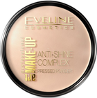 Пудра для обличчя Eveline Cosmetics Art Make-Up Anti-Shine Complex Pressed Powder матуюча мінеральна з шовком 31 Transparent 14 г (5901761904468) - зображення 1