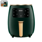Аерофритюрниця для смаження без масла Air Fryer Su Tai St 505 аерогриль мультипіч 6л 1800 Вт Зелена