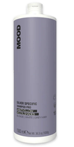 Шампунь с фиолетовыми пигментами которые нейтрализуют желтые тона Mood Silver Specific Shampoo Pro, 1000 мл