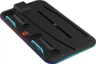 Подставка для PS5 Canyon CS-5 RGB с охлаждением и зарядкой для геймпадов Black (CND-CSPS5B)