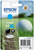 Tusz Epson 34XL Cyan (C13T34724010) - obraz 1