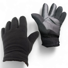 Перчатки мужские тёплые спортивные тактические флисовые на меху 9083_XL_Black_Sensor - изображение 1