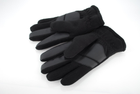 Перчатки мужские тёплые спортивные тактические флисовые на меху 9083_XL_Black_Sensor - изображение 4