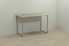 Комп'ютерний стіл Ferrum-decor Коді 75x100x70 сірий ДСП Дуб Сонома 16мм