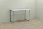 Компьютерный стол Ferrum-decor Курт 75x100x60 серый ДСП Белое 16мм (KURT121)