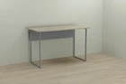Комп'ютерний стіл Ferrum-decor Майк 75x100x60 сірий ДСП Дуб Сонома 16мм