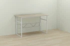 Комп'ютерний стіл Ferrum-decor Раян 75x120x70 білий ДСП Дуб Сонома 16мм