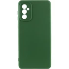 Чохол для Samsung Galaxy A36 5G (A366) GETMAN TPU Liquid Silk Full Camera Зелений/Dark green