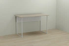 Комп'ютерний стіл Ferrum-decor Майк 75x140x70 білий ДСП Дуб Сонома 16мм