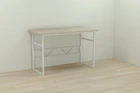 Комп'ютерний стіл Ferrum-decor Раян 75x120x70 білий ДСП Дуб Сонома 32мм