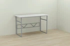 Компьютерный стол Ferrum-decor Раян 75x100x60 серый ДСП Белое 16мм