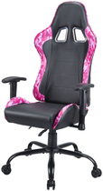 Ігрове крісло Subsonic Gaming Pro Pink Power чорно-рожеве (3701221701703) - зображення 1