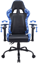 Fotel gamingowy Subsonic Gaming Pro War force czarno-niebieski (3701221701710) - obraz 5