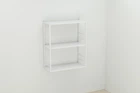 Книжная полка универсальная Ferrum-decor Стим 2 74x63x26 белый ДСП Белое 16мм (XK00043)