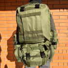 Рюкзак 55л с 3-мя подсумками! Качественный штурмовой для похода и путешествий большой MN-391 рюкзак баул KordMart (TL271195ws41838) - изображение 5