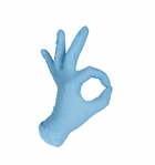 Рукавички нітрилові MediPlus NitryPlus S Сині 100 шт (00-00000130) - зображення 6
