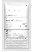 Рукавички хірургічні латексні Mercator Medical Santex Powdered 7.5 Кремові 1 пара (00-00000167) - зображення 1