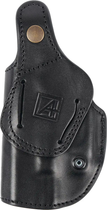 Кобура A-Line К3 кожаная поясная со скобой для Glock17 - изображение 1