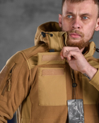Тактическая флисовка куртка esdy combo coyot 0 XXL - изображение 9