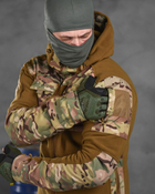 Тактична флісування куртка battle combo кайот XL - зображення 8
