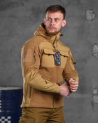 Тактическая флисовка куртка esdy combo coyot 0 XL - изображение 5