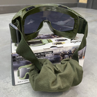 Тактические, тактическая стекла, сменных очки олива маска attack 2 + - изображение 7