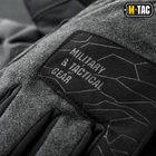 Рукавички зимові tactical m-tac l grey extreme dark - зображення 7