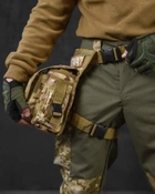 Тактическая поясная сумка на ногу SWAT Cordura 1000D мультикам (11926) - изображение 3