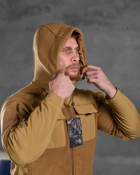 Тактична чоловіча флісова куртка L койот (85575) - зображення 4