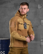 Тактическая мужская флисовая куртка XL койот (85575) - изображение 3