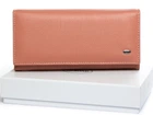 Женский кожаный кошелек на магнитах Dr.Bond W10502-2 розовый