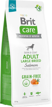 Karma sucha dla psów Brit care grain-free adult salmon 12 kg (8595602558896) - obraz 1